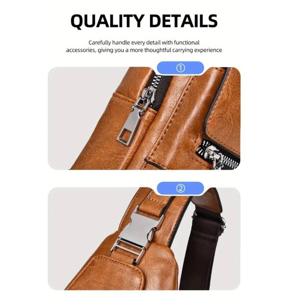 COPY - Crossbody Sling Bag For Men & Women Multi-Compartment Storage Adjustable… - Picture 7 of 8